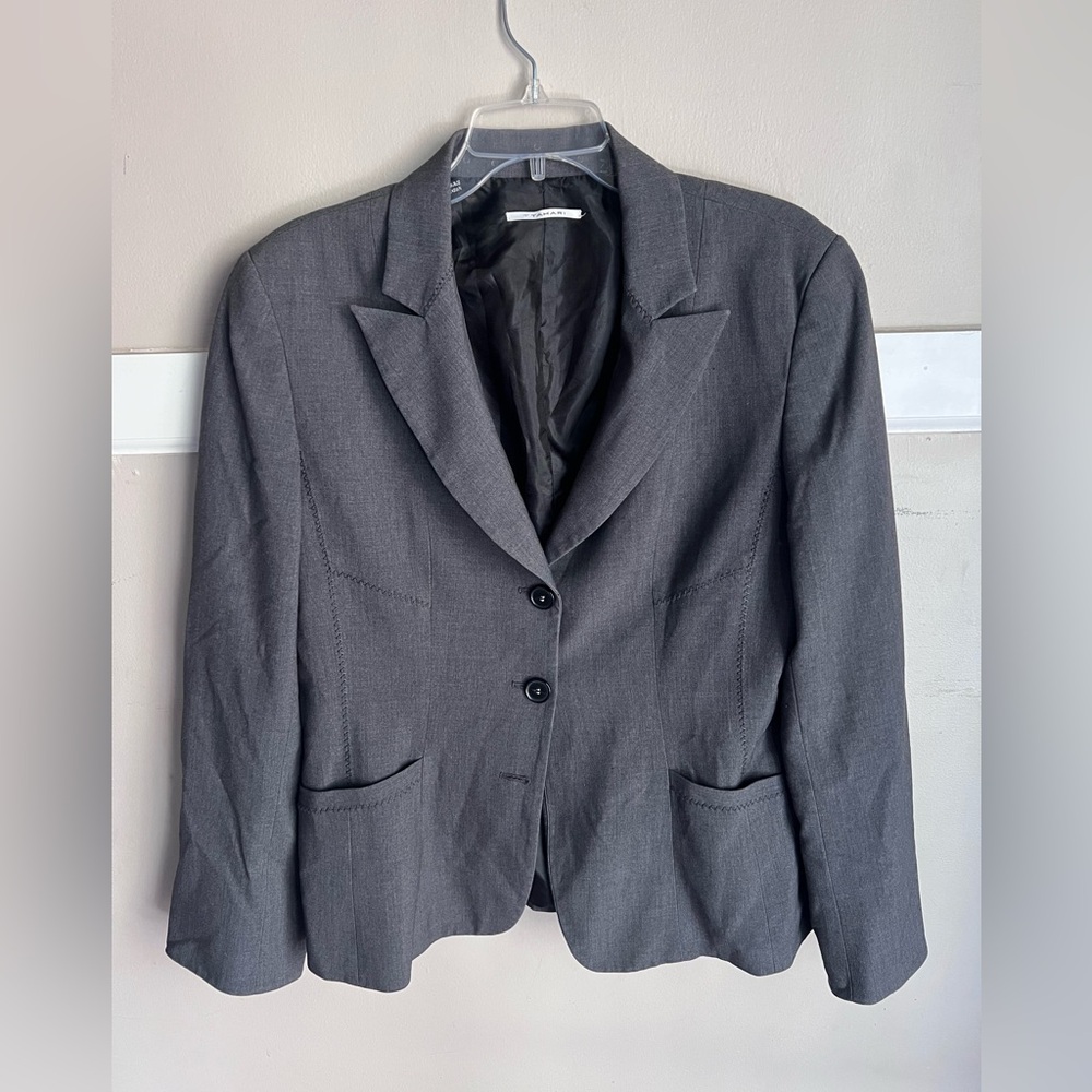 Tahari Charcoal Women's Blazer